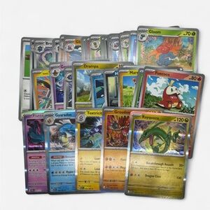 50 Cards – Guaranteed Holos & Reverse Holos - Pokémon Card Lot